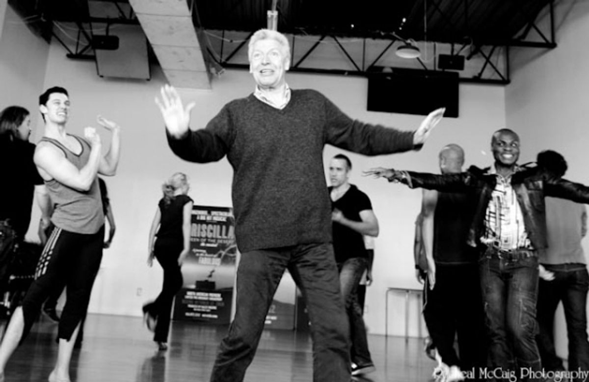 Tony Sheldon with Cast  at 